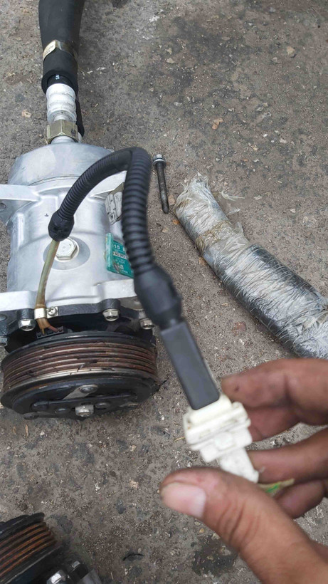 کمپرسور کولر پژو سمند ساندن اصلی وارداتی